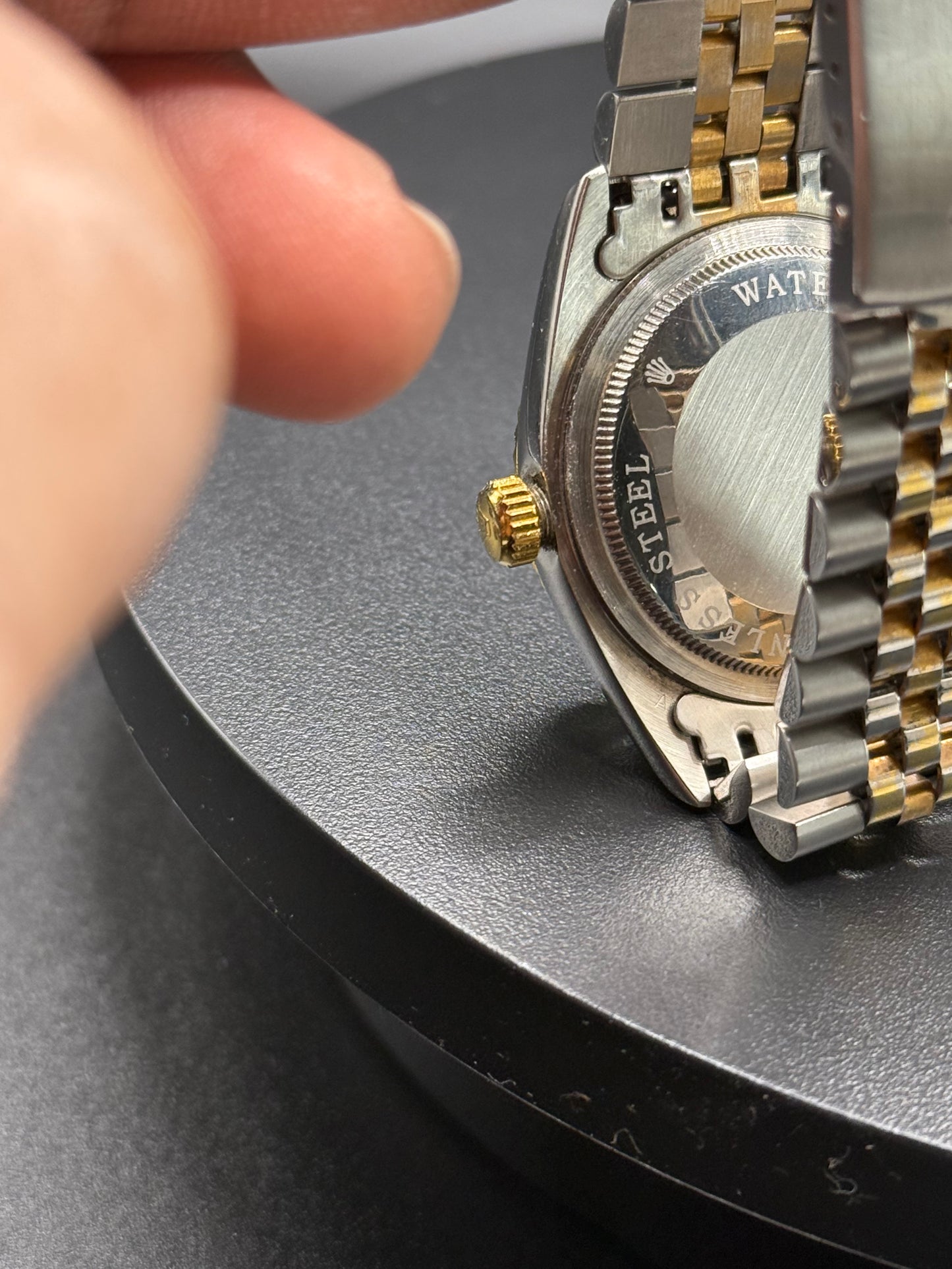 Gold Rolex Datejust Watch for Men Gold Dial Jubilee Band reproduction