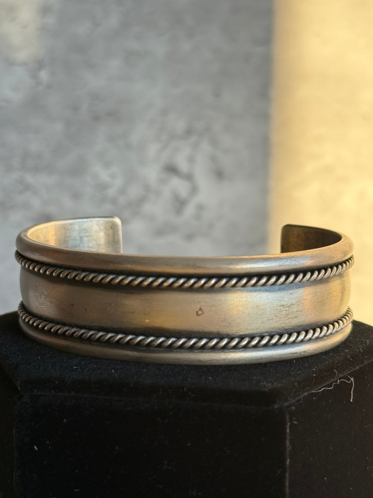 Sterling Silver Native Cuff by Marc Antia