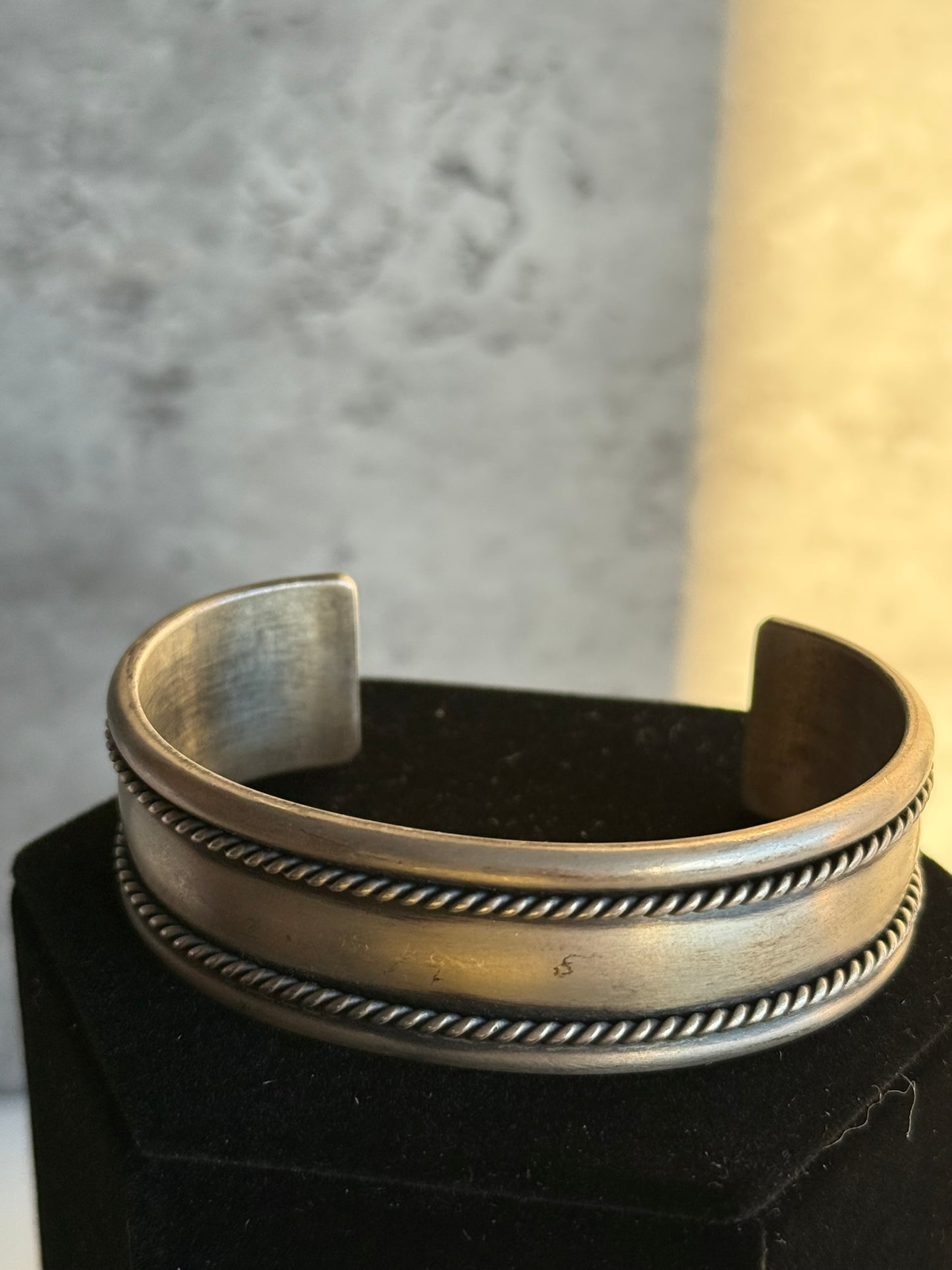 Sterling Silver Native Cuff by Marc Antia