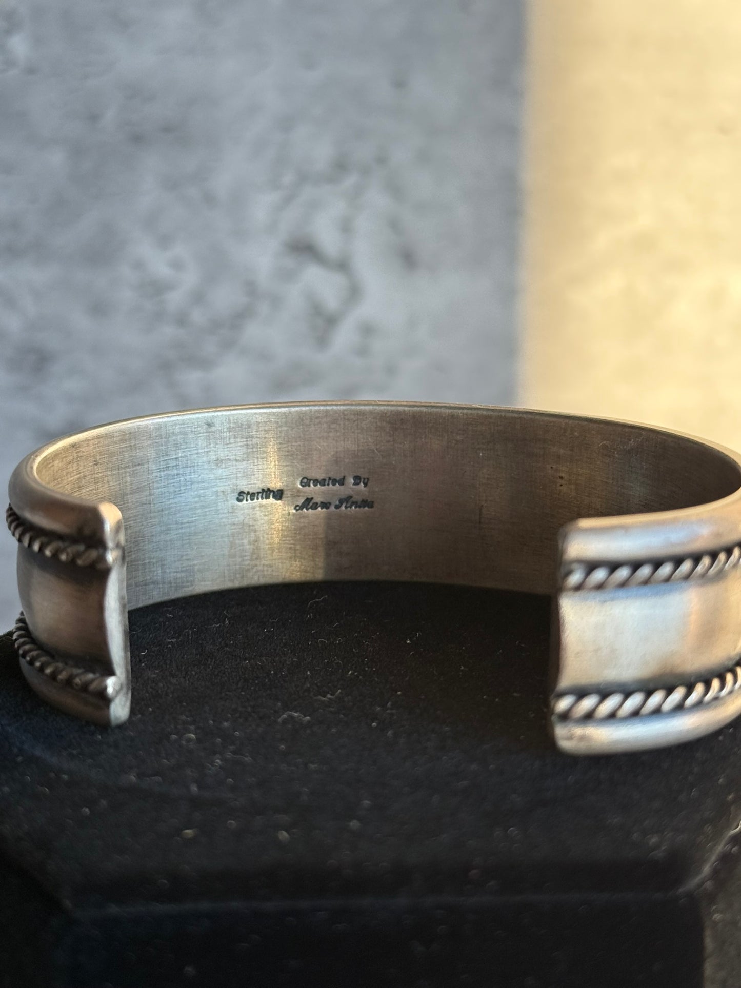 Sterling Silver Native Cuff by Marc Antia