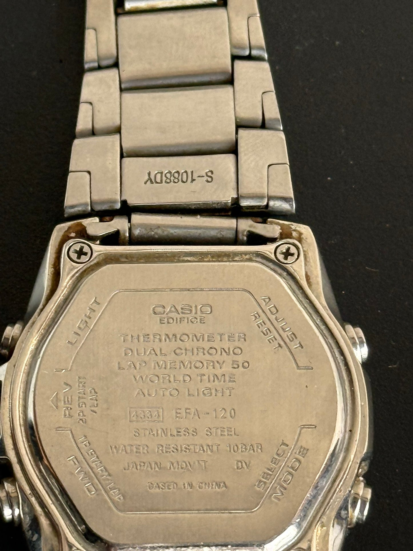 Casio Edifice EFA-120 men's quartz digital analogue watch